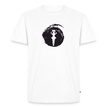 Pom-pom girl pom-pom girl girlie pom-pom girl - T-shirt Premium bio Homme - blanc - Devant - Nico (187cm)