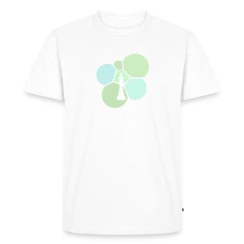 Stratégie Checkmate Échec et mat - T-shirt Premium bio Homme - blanc - Devant - Nico (187cm)