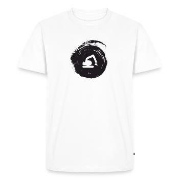 Excavator Driver Construction Worker Excavator Driver - Men's Premium Organic T-Shirt - white - Front - Nico (187cm)