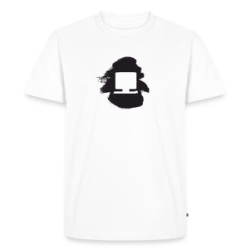 PC Computer Work Computer Science - Men's Premium Organic T-Shirt - white - Front - Nico (187cm)
