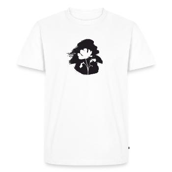 Horticulture Horticulture Fleur - T-shirt Premium bio Homme - blanc - Devant - Nico (187cm)