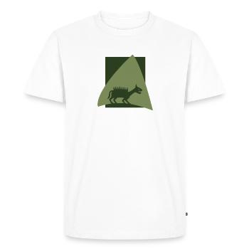 Fable de la licorne de conte de fées - T-shirt Premium bio Homme - blanc - Devant - Nico (187cm)