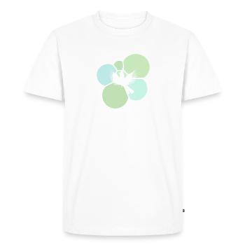 Cockatiel Flying Bird - Men's Premium Organic T-Shirt - white - Front - Nico (187cm)