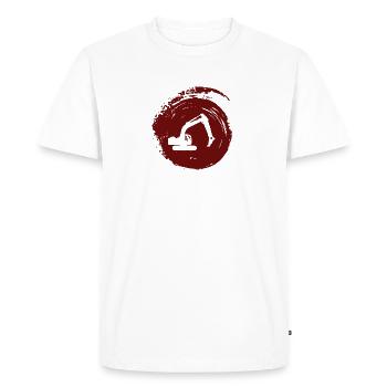 Excavator Driver Excavator Driver Excavator - Men's Premium Organic T-Shirt - white - Front - Nico (187cm)