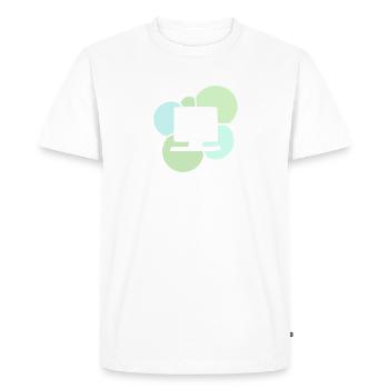 Travail à l’ordinateur Technologie du travail informatique - T-shirt Premium bio Homme - blanc - Devant - Nico (187cm)