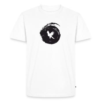 Perroquet Perroquet Cacatoès - T-shirt Premium bio Homme - blanc - Devant - Nico (187cm)