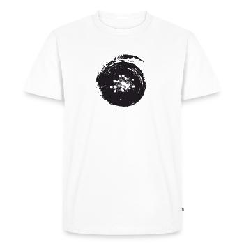 Cryptowährung Cryptocurrency Cryptocurrency - Men's Premium Organic T-Shirt - white - Front - Nico (187cm)