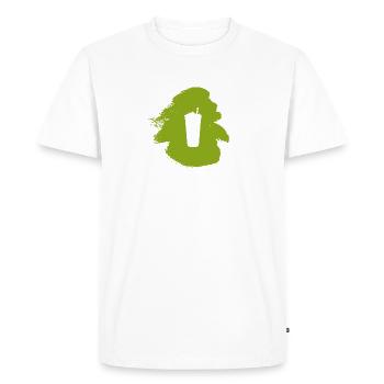 Bubble Tea Boba Boba - Men's Premium Organic T-Shirt - white - Front - Nico (187cm)
