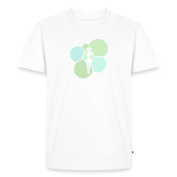 Girlie Fille Girlie - T-shirt Premium bio Homme - blanc - Devant - Nico (187cm)
