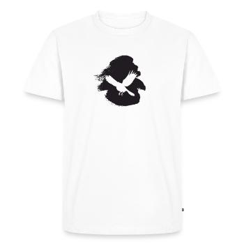 Wings, Birds, Flying - Men's Premium Organic T-Shirt - white - Front - Nico (187cm)