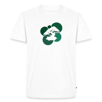 Trees Japanese Art Tree - Men's Premium Organic T-Shirt - white - Front - Nico (187cm)