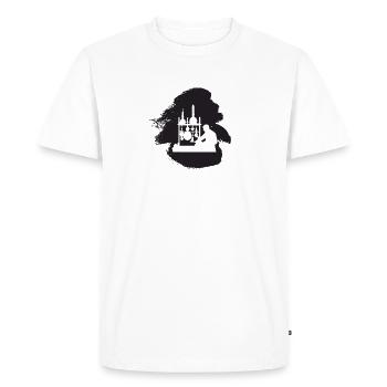 Biochimie Chimique Moléculaire - T-shirt Premium bio Homme - blanc - Devant - Nico (187cm)