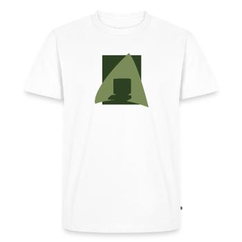 PC Tech Tech - Men's Premium Organic T-Shirt - white - Front - Nico (187cm)