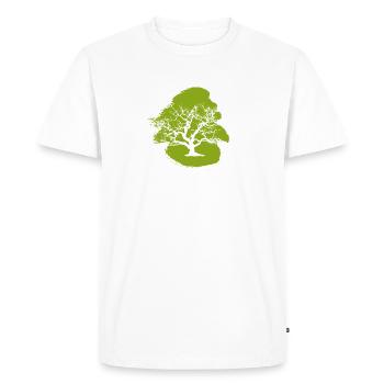 Horticulture Botanique Botanique - T-shirt Premium bio Homme - blanc - Devant - Nico (187cm)