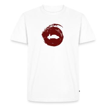 Workshop hobbyist mechanic - Men's Premium Organic T-Shirt - white - Front - Nico (187cm)