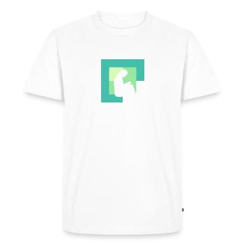 Crochet Aiguille Crochet - T-shirt Premium bio Homme - blanc - Devant - Nico (187cm)