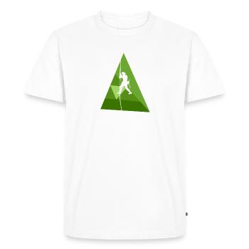 Escalade sur corde escalade sur corde escalade - T-shirt Premium bio Homme - blanc - Devant - Nico (187cm)
