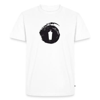 Boba Bubble Tea Tee Bubble Tea - T-shirt Premium bio Homme - blanc - Devant - Nico (187cm)