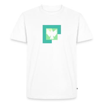 Perroquet ara cacatoès - T-shirt Premium bio Homme - blanc - Devant - Nico (187cm)