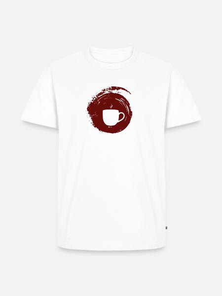 Coffee Bean Caffeine Caffeine - Men's Premium Organic T-Shirt - white