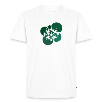 Cryptocurrency Cryptocurrency Blockchain - Men's Premium Organic T-Shirt - white - Front - Nico (187cm)
