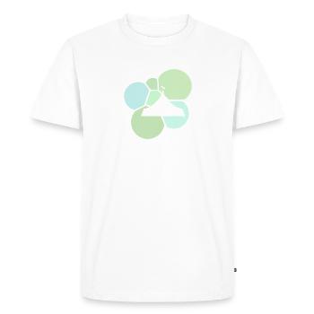 Chapiteau de cirque Chapiteau de cirque Cirque - T-shirt Premium bio Homme - blanc - Devant - Nico (187cm)
