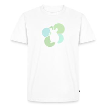 Rongeur Rongeur Chinchilla - T-shirt Premium bio Homme - blanc - Devant - Nico (187cm)