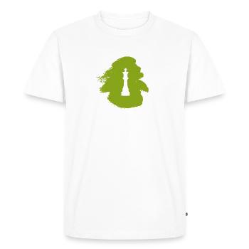 Checkmate Checkmate Checkmate - Men's Premium Organic T-Shirt - white - Front - Nico (187cm)