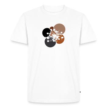 Cryptocurrency Cryptocurrency Coin - Men's Premium Organic T-Shirt - white - Front - Nico (187cm)
