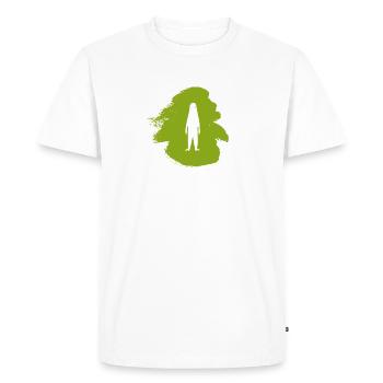 Animal mythique, Bigfoot, Créature mythique - T-shirt Premium bio Homme - blanc - Devant - Nico (187cm)