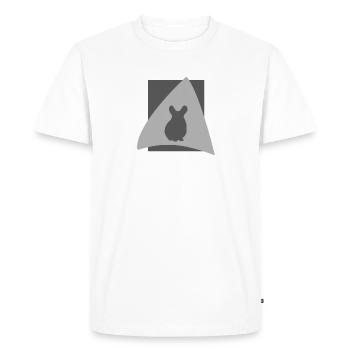 Hamster souris tamia - T-shirt Premium bio Homme - blanc - Devant - Nico (187cm)