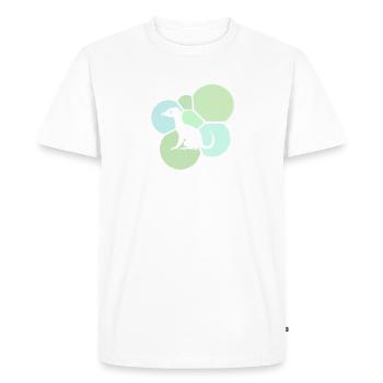 Créatures mythiques Bigfoot Bigfoot - T-shirt Premium bio Homme - blanc - Devant - Nico (187cm)