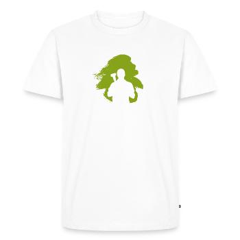 Mécanicien d’atelier Mécanicien mécanicien - T-shirt Premium bio Homme - blanc - Devant - Nico (187cm)