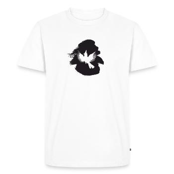 Drôle de calopsitte calopsitte perruche - T-shirt Premium bio Homme - blanc - Devant - Nico (187cm)