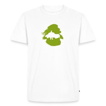 Workshop Car Mechanic Car Mechanic - Men's Premium Organic T-Shirt - white - Front - Nico (187cm)