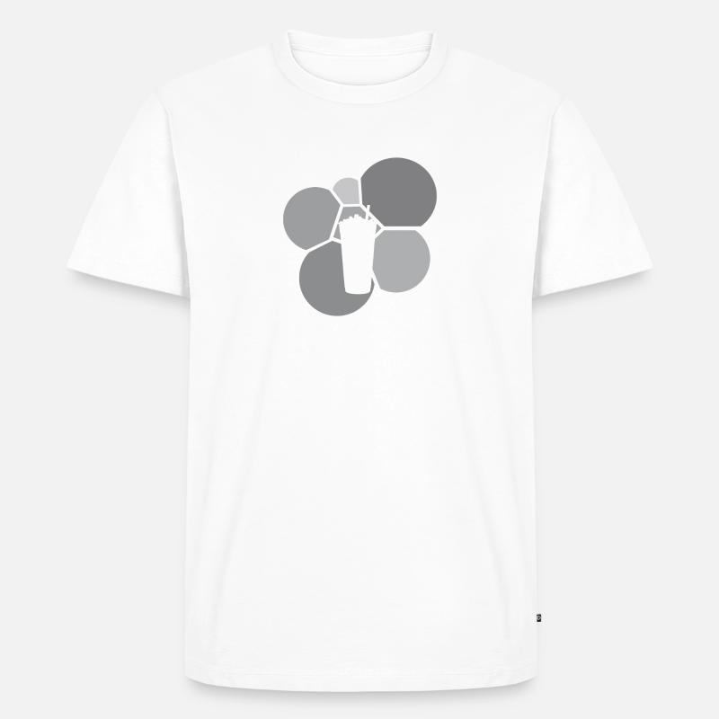 Tee Tee Bubble - Männer Premium Bio T-Shirt - Weiß