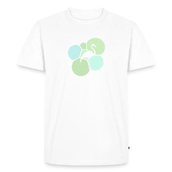 Flamenco Flamenco exotique - T-shirt Premium bio Homme - blanc - Devant - Nico (187cm)