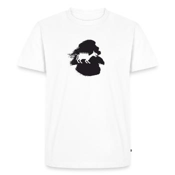 Contes de fées Cryptozoologie Contes de fées - T-shirt Premium bio Homme - blanc - Devant - Nico (187cm)