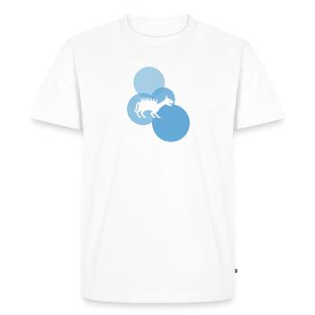 Fabeltier Fabelwesen Fabel - Männer Premium Bio T-Shirt - Weiß - Vorne - Nico (187cm)
