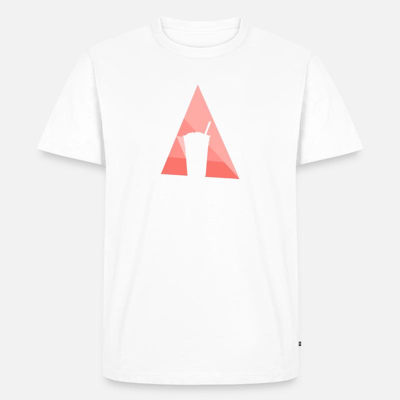 Bubble Tea Boba Tee - Men's Premium Organic T-Shirt - white