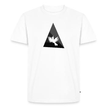 Calopsitte Calopsitte Drôle - T-shirt Premium bio Homme - blanc - Devant - Nico (187cm)
