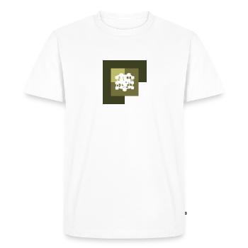 Crypto Coin Crypto-monnaie - T-shirt Premium bio Homme - blanc - Devant - Nico (187cm)