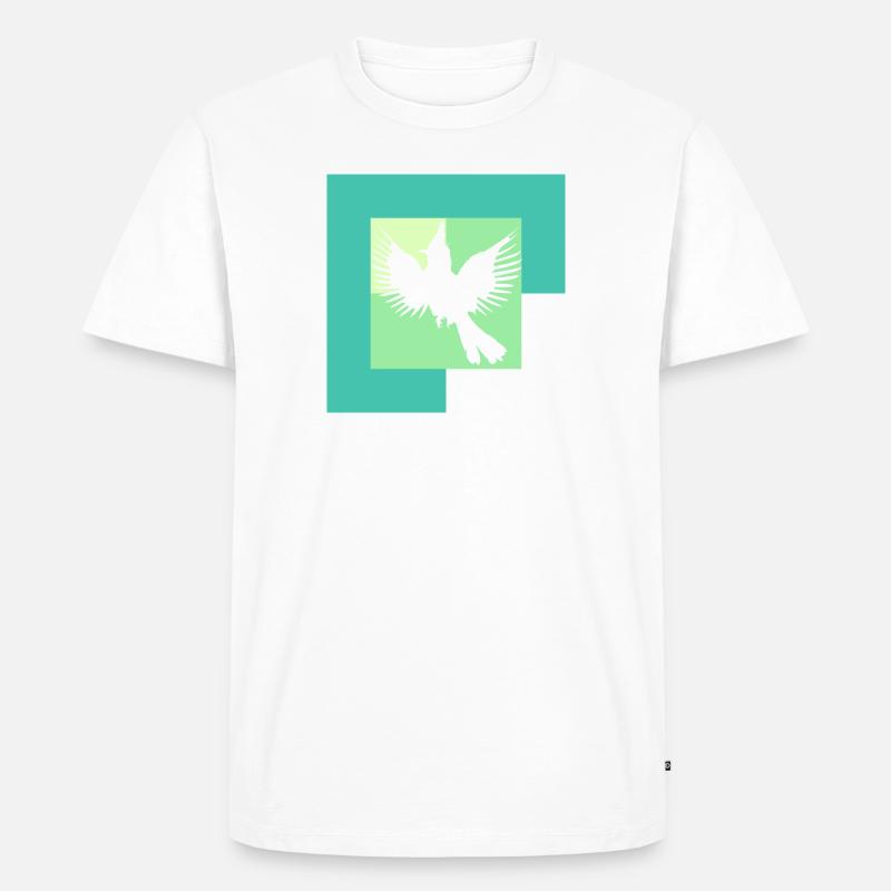 Calopsitte calopsitte drôle - T-shirt Premium bio Homme - blanc