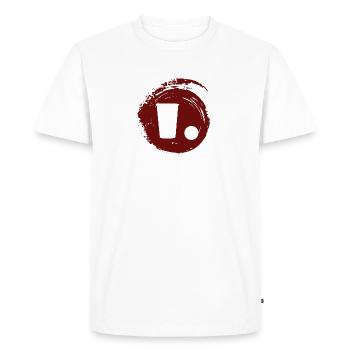 Party Monster Party Beer Pong - T-shirt Premium bio Homme - blanc - Devant - Nico (187cm)