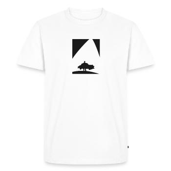 Mécanicien de clés d’atelier - T-shirt Premium bio Homme - blanc - Devant - Nico (187cm)