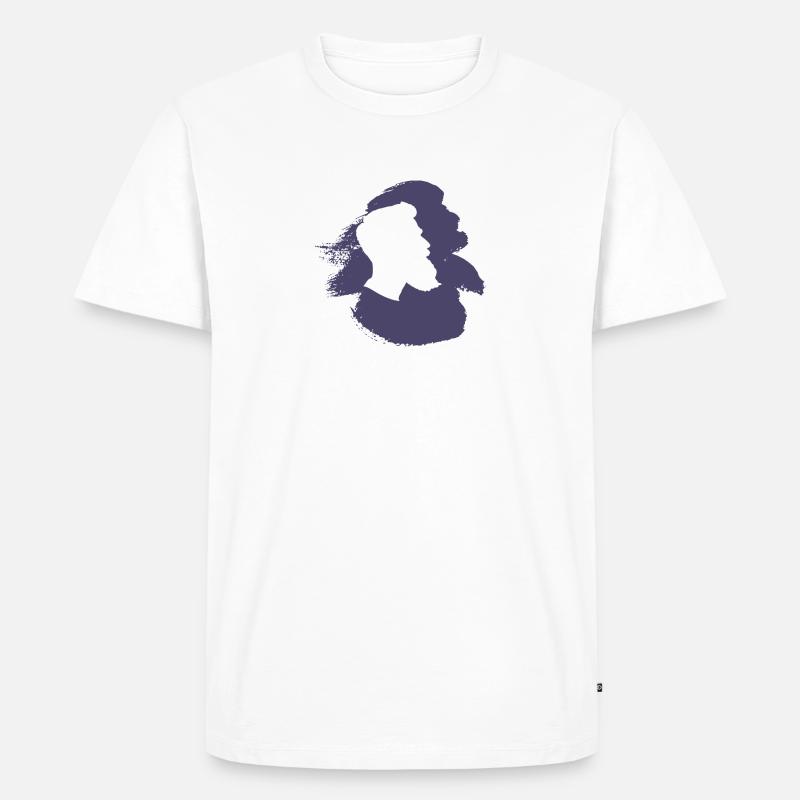 Bart Baertig - Männer Premium Bio T-Shirt - Weiß