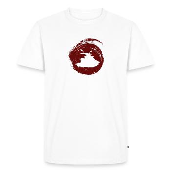 Ski nautique Sports nautiques Wakeskate - T-shirt Premium bio Homme - blanc - Devant - Nico (187cm)