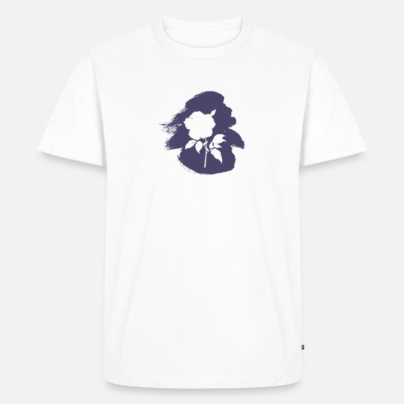 Floristik Hobbygärtner - Männer Premium Bio T-Shirt - Weiß