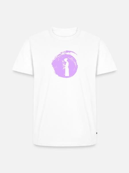 Floristik Hobbygärtner Blumenstrau - Männer Premium Bio T-Shirt - Weiß