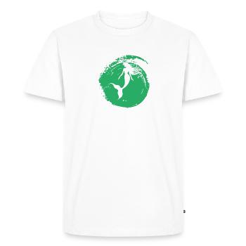 Mermaid Marina - T-shirt Premium bio Homme - blanc - Devant - Nico (187cm)